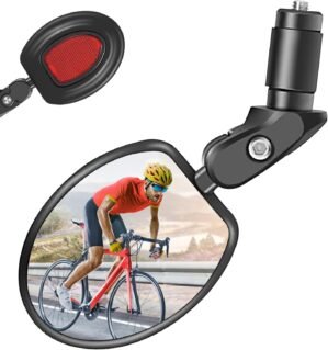 Bike Mirrors, 360 Degree Adjustable...
