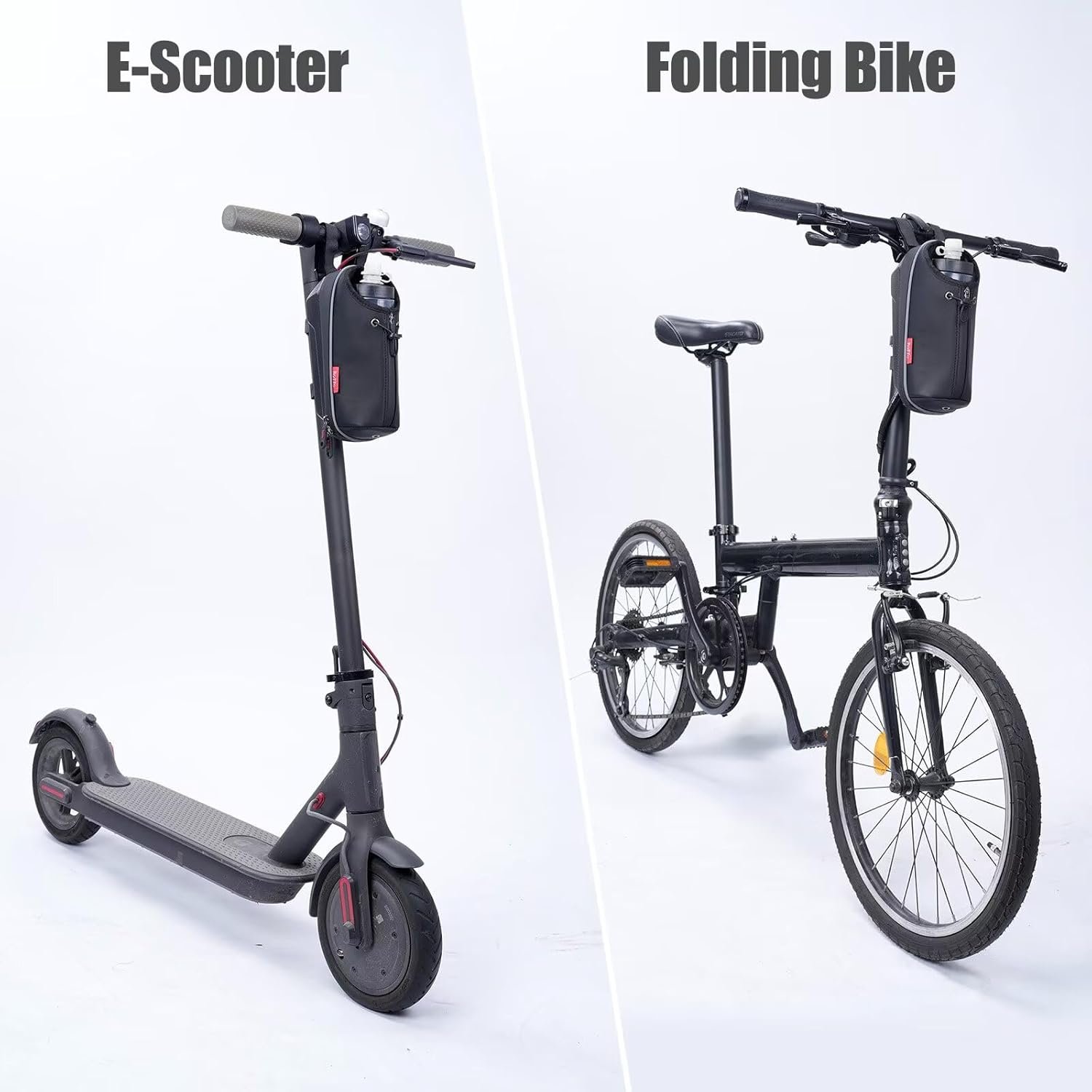 ROTTO Electric Scooter Bag with Water Bottle Bag Holder for Escooter Folding Bike Ebike Waterproof - Image 5