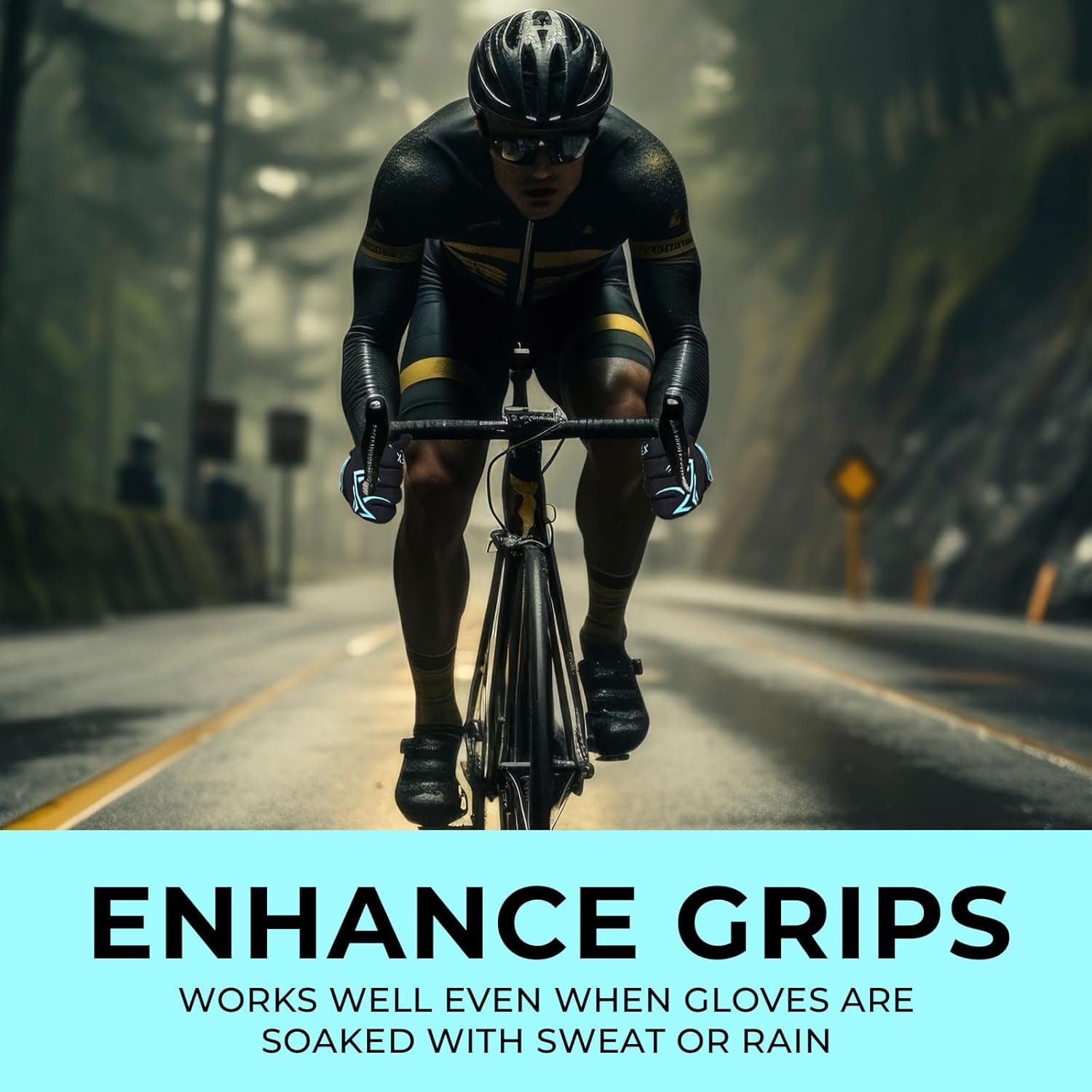 WFX Full Finger Cycling Gloves for Men & Women, Touchscreen Bike Gloves for MTB, Road, BMX & Motorcycle, Breathable Anti-Slip Padded Gloves for Riding, Fitness and Outdoor Sports - Image 5