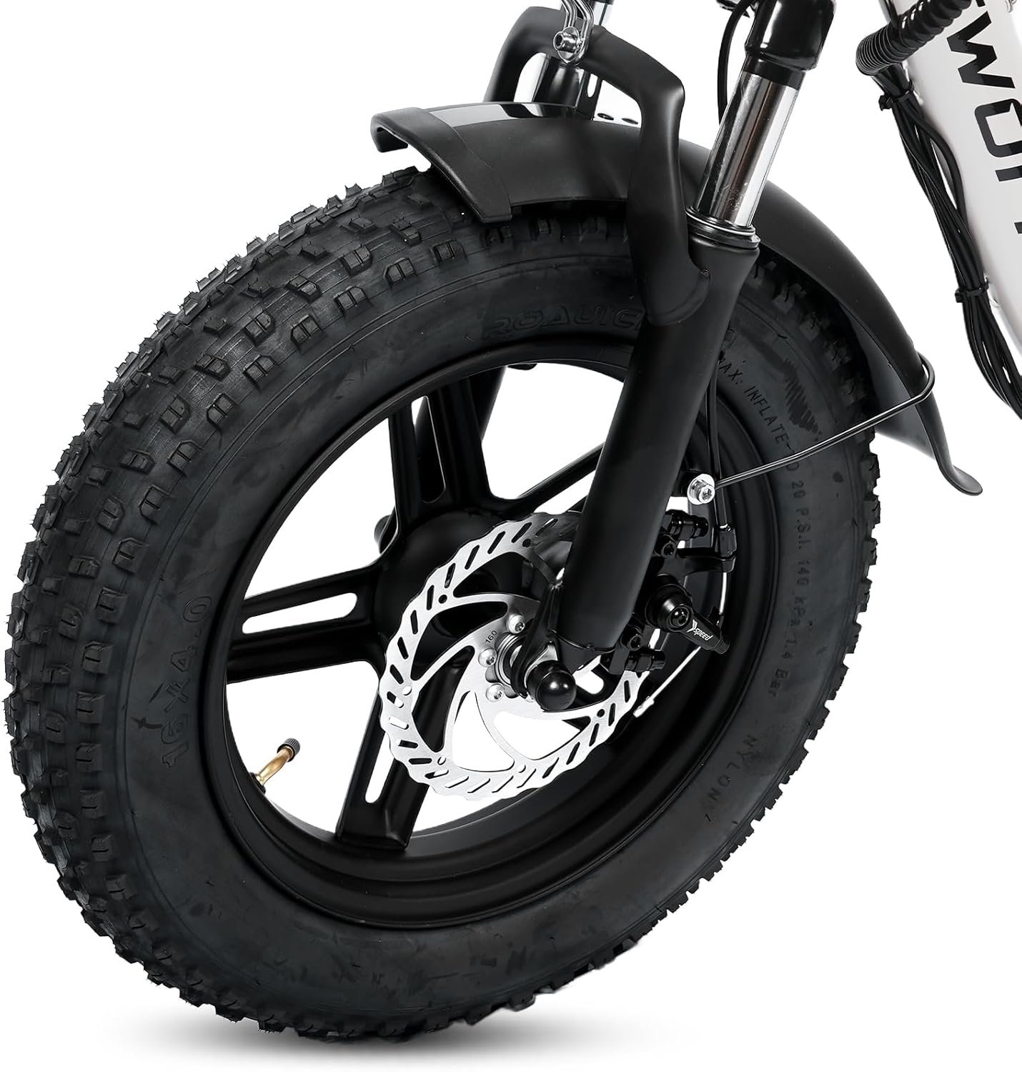 16-Inch Shock-Absorbing Adult Off-Road Electric Bicycle, Unisex and Youth 250w Pedal-Assist Electric Bicycle, Removable 54.6v 12ah Battery, Suitable for Urban Commuting and Camping - Image 5