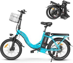 SAMEBIKE Folding 20″ Electric...