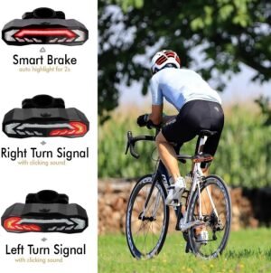 Smart Bike Tail Light with Auto ON/...