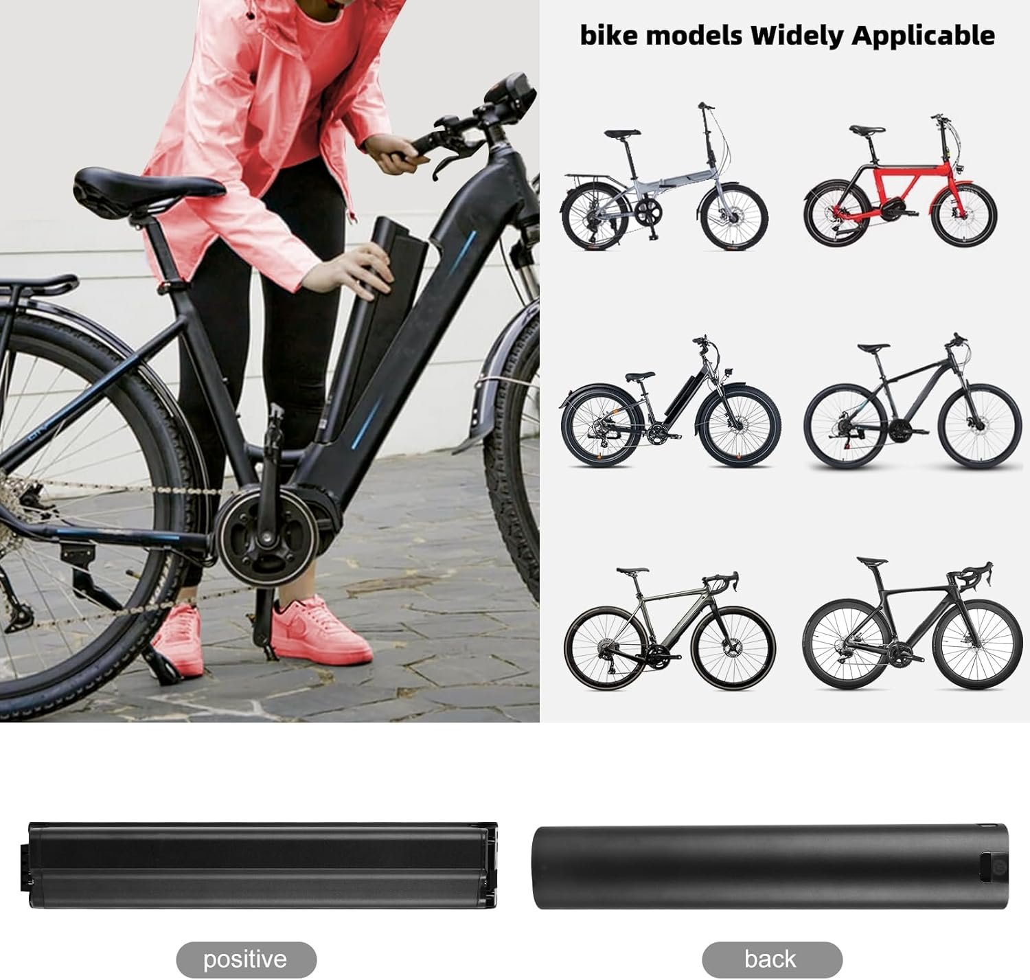 Ebike Battery 36V 15Ah A+ Grade Cell Lithium ion Battery with Charger for 500w 350w 250w Motor, Electric Bike Conversion Kit - Image 6