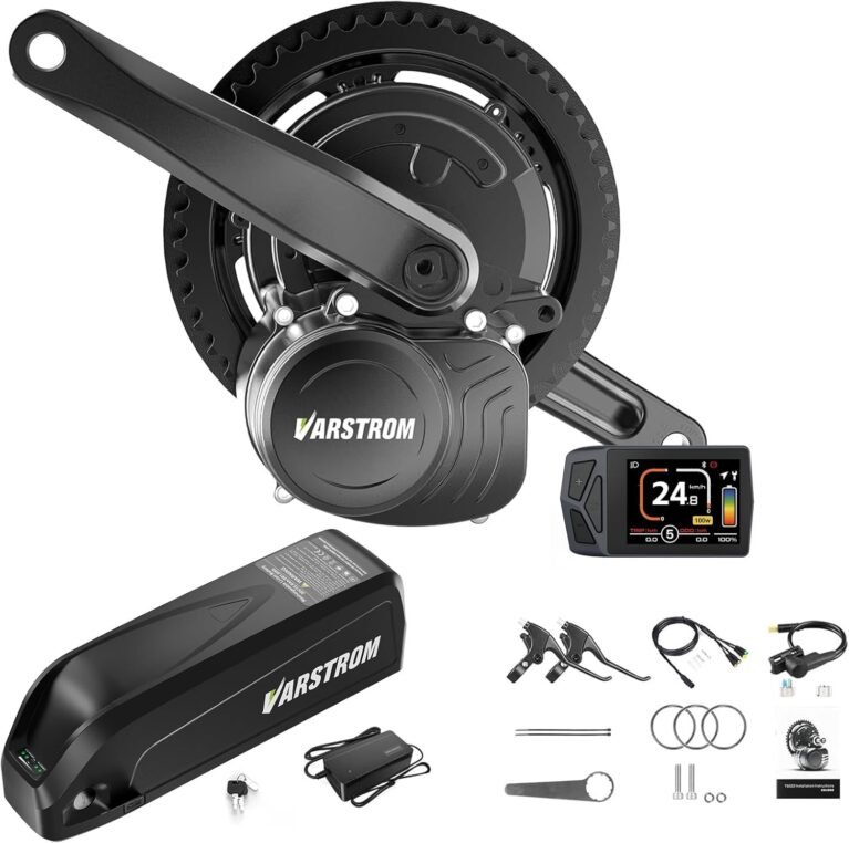 TSDZ Mid Drive Kit with Battery TSDZ-2B Z8 TSDZ16 36V 48V Electric Bike Conversion Kit Torque Sensor Mid Drive Motor with Display for 68-73mm Bottom Bracket