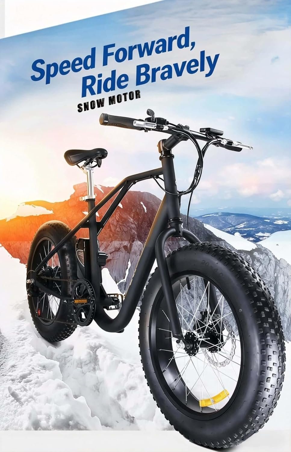 20-24-26" Fat Tire Electric Bike Conversion Kit 48V 1500W Front Hub Motor for 135Mm Dropout,Front Wheel Drive E-Bike Hub Conversion Kit 48V1500W,26" - Image 8