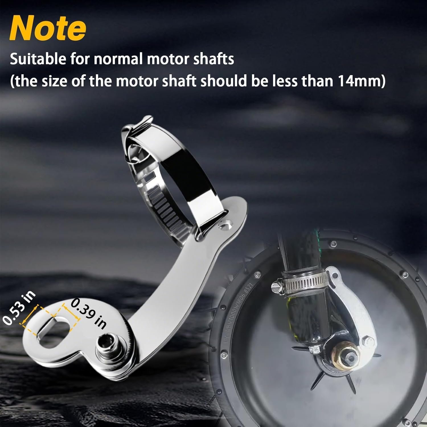 EVRBUL 2 Sets Universal Torque Arm Conversion Kit Compatible with E-Bike Front or Rear Hub Motor Installations,Electric Bicycle Maintenance Tool - Image 3