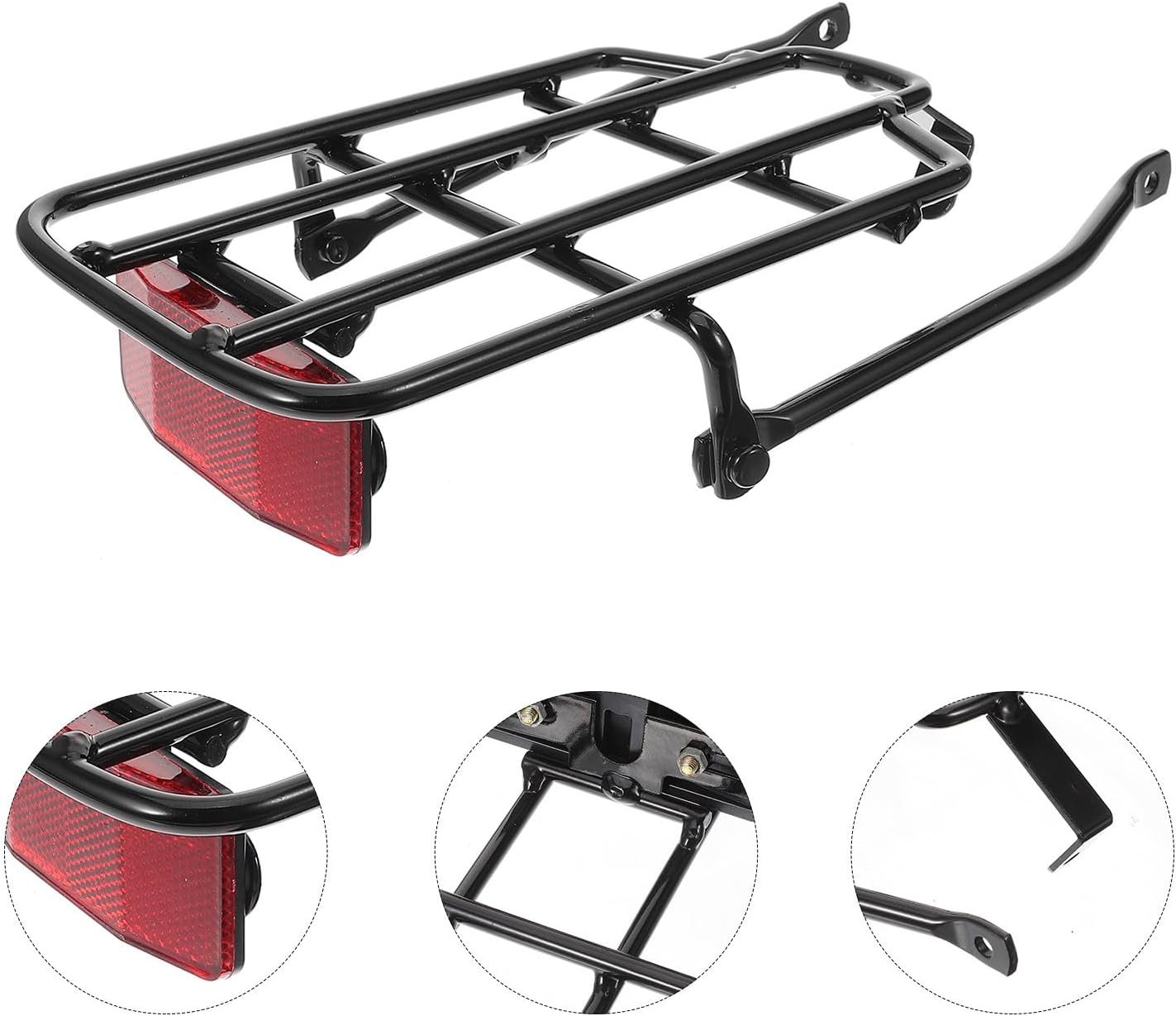 Electric Bike Rear Rack Metal Carrier Folding Design 14 16 Inch Suitable for Adult Cyclists and Boys for Travel and Commuting - Image 9