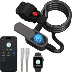 Eseesmart Bike Lock with Fingerprin...