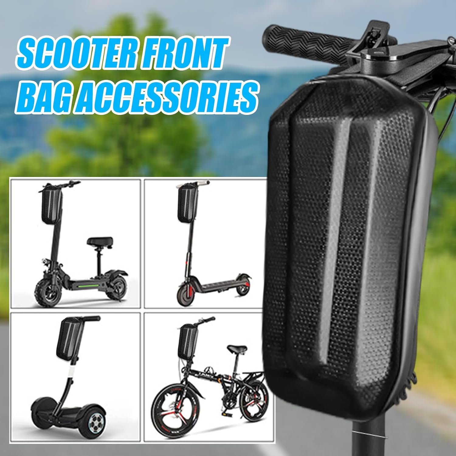 Electric Scooter Bag, 3L Hard Shell Case, Front Handlebar Holder, Portable Carry Organizer, Charger Tool Storage, Repair Accessory, Travel Helper, Daily Riding Supply - Image 5