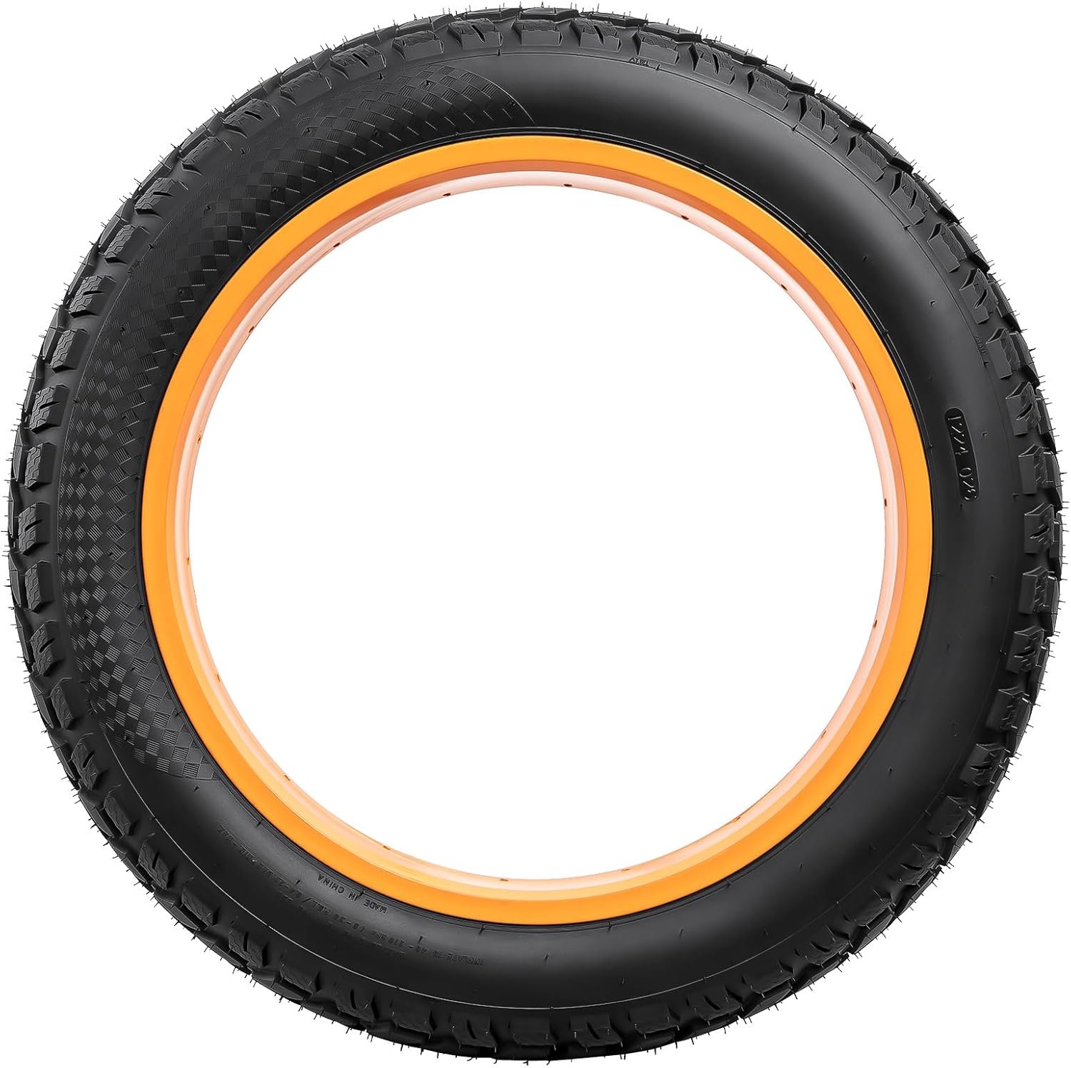YunSCM 2-PCS 26" E-Bike Fat Tyres 26x4.0 Tires 102-559 with 26" Heavy Duty Bike Inner Tubes AV32mm Schrader Valve, Compatible with 26 x 4.0 Electric Bike/Mountain/Road Bike Tyres & Tubes - Image 5