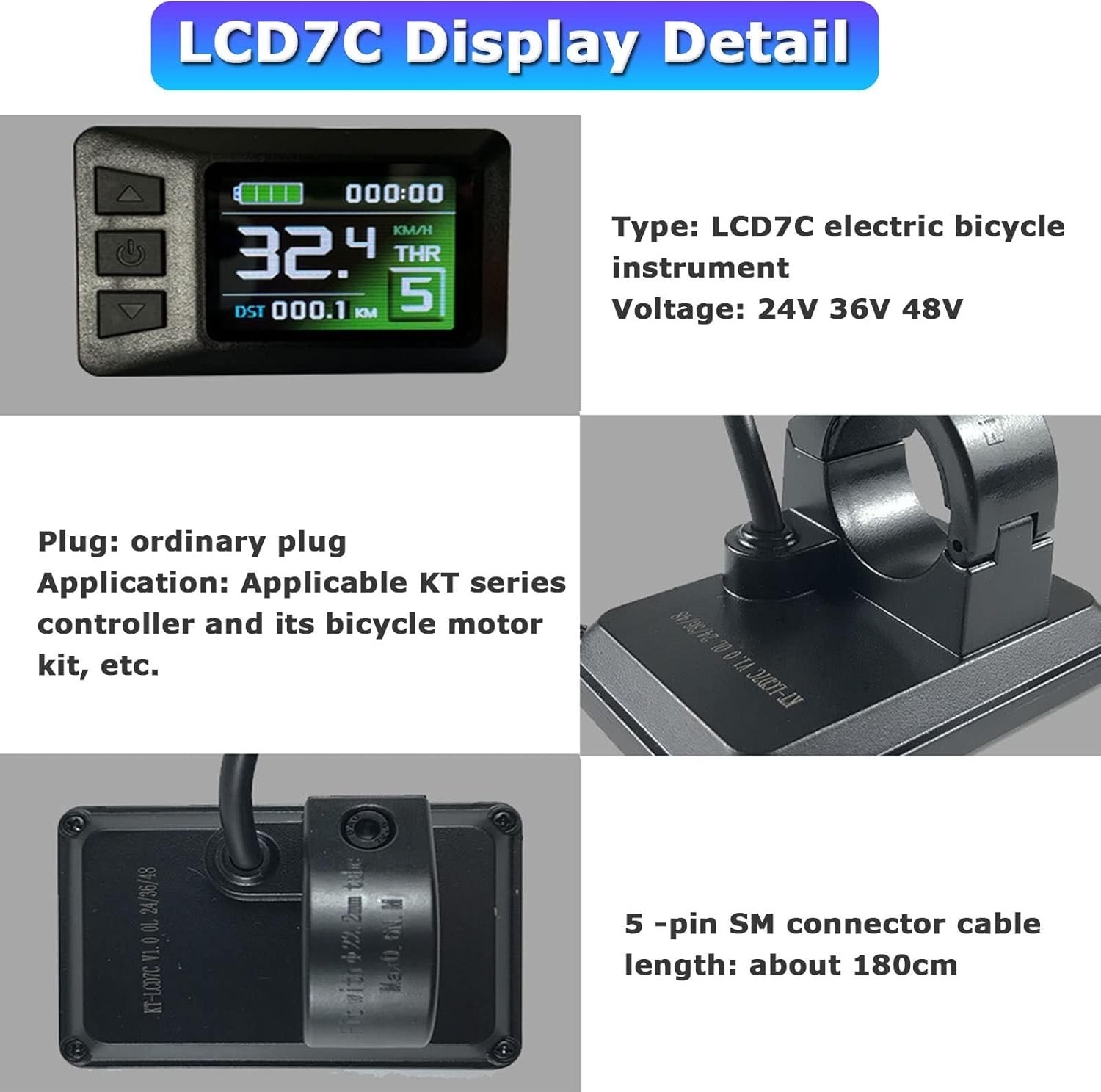 Electric Bike Wheel Conversion Kit, Front Wheel Motor Hub, Intelligent Controller for Road Bike, EBike Cycling Upgrade - Image 4