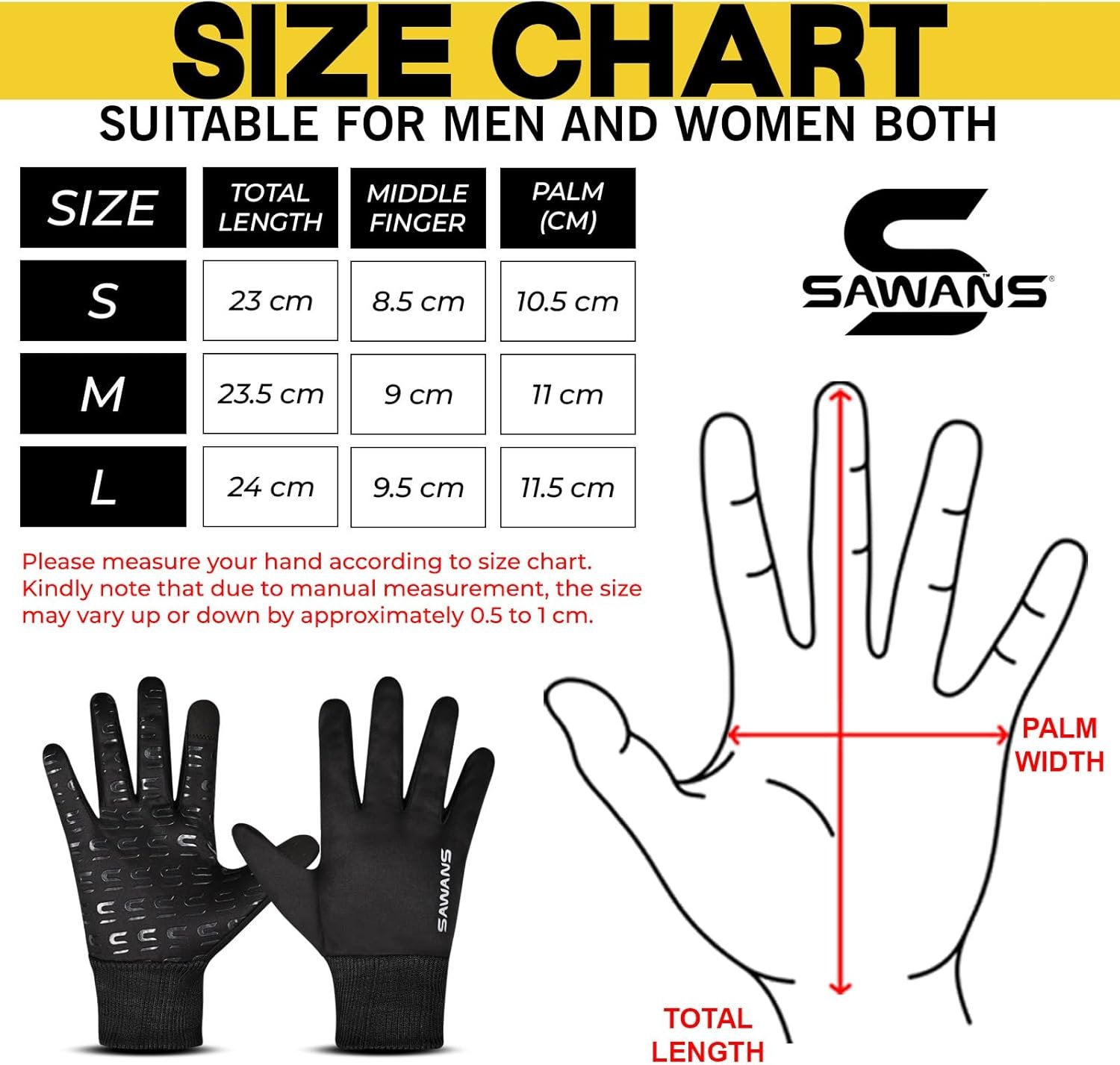 SAWANS Warm Winter Gloves Running Cycling Gloves Touch Screen Anti-slip for Men Women Cold Weather Driving Sports Outdoor Bike Gloves Hiking Ski Climbing Riding Walking - Image 7