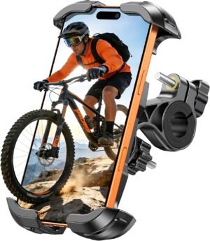Glangeh Bike Phone Holder, [Upgrade...