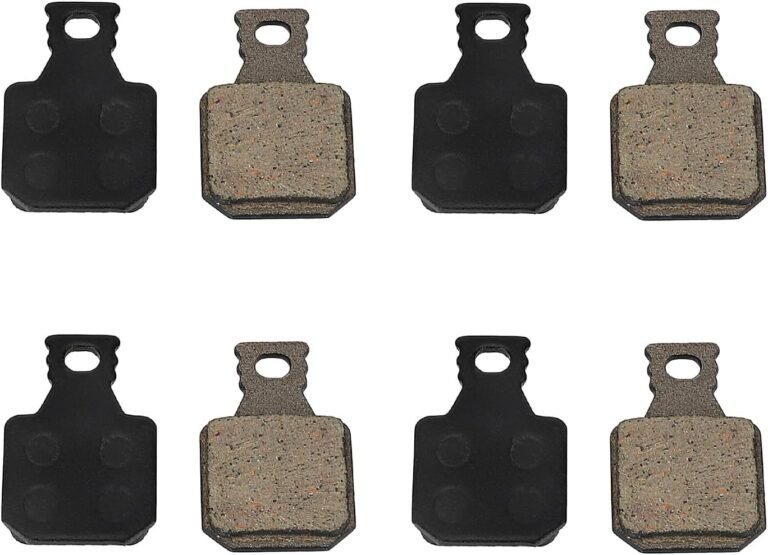 For Magura MT5 Brake Pads, 4 Pairs Bicycle Disc Brake Pads, High Performance Bike Brake Pads for Magura M5 M7 MT5 MT5E MT7 MT Trail SH901, Exceptional Noise Reduction and High Temperature Resistance