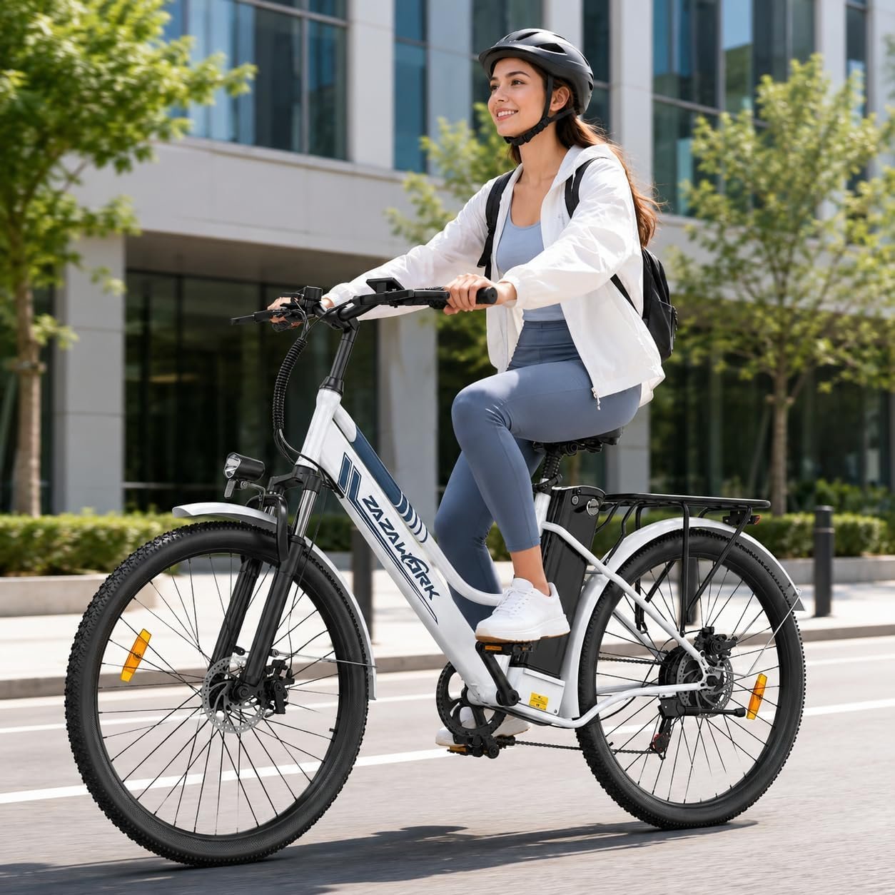 E Bikes for Men Adults, 250W Electric Bike with 39nm Torque, 36V20AH Battery 100-120km Range, 7-Speed Disc Brake & Spring Shock Absorber, 26 Inch Electric Bicycle for Outdoor & Commute - Image 6
