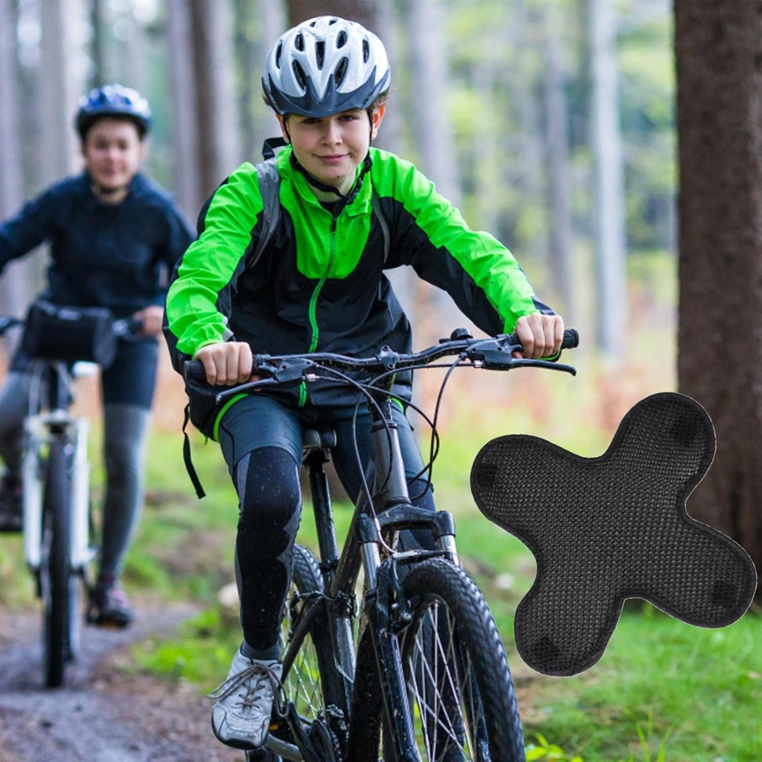 Helmet Liner Pads - 3D Cellular Mesh Comfort Insert, Universal Motorcycle Helmet Padding, Quick Dry Foam | Anti Slip Sweat Venting Cushion For Road Riding Electric Bike Safety Upgrade - Image 6