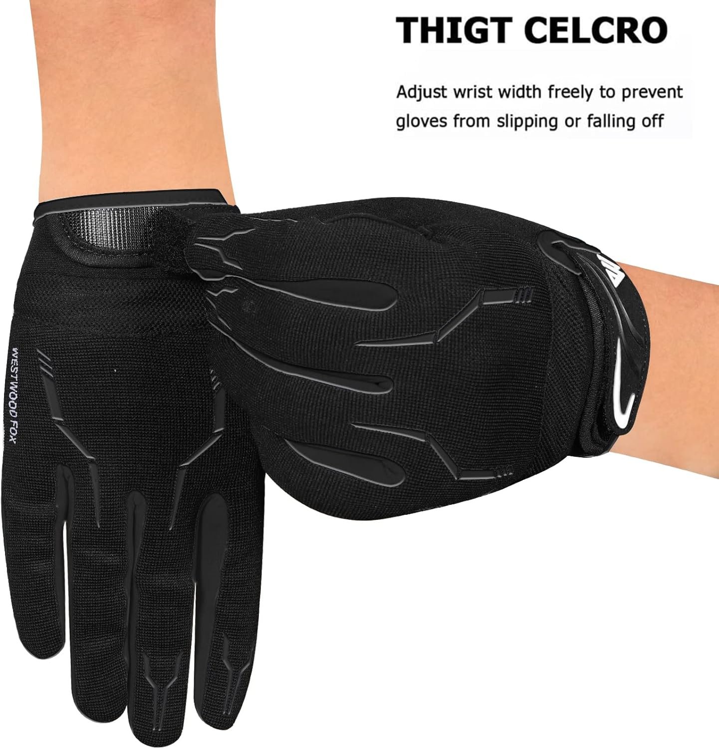 WESTWOOD FOX WFX Cycling Gloves Full Finger Mountain Bike Gloves Touchscreen MTB Gloves Padded Anti-Slip MTB Road Biking Sports Gloves for men and women - Image 6