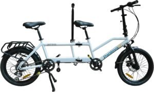 ECOSMO 20″ Wheel Folding Tand...