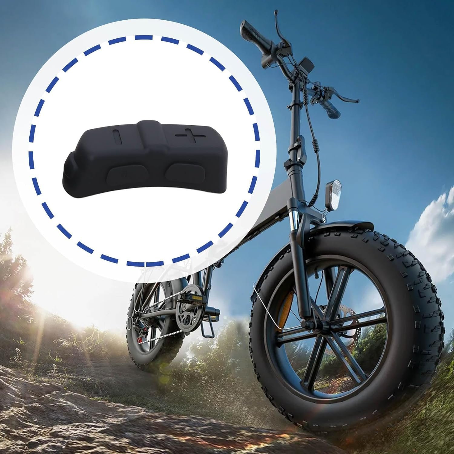 1Set E Bike Dashboard Waterproof Cover Set Compatible with Engwe EP-2 Pro Compatible with Engine Pro Electric Bicycle - Image 3