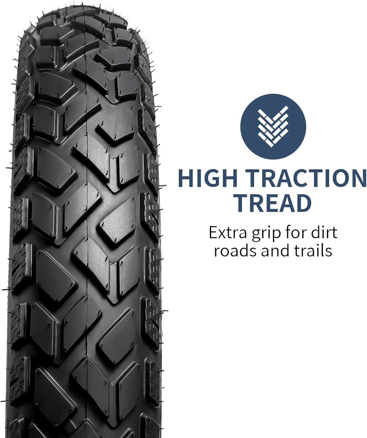 YunSCM 2-PCS 26" E-Bike Fat Tyres 26x4.0 Tires 102-559 with 26" Heavy Duty Bike Inner Tubes AV32mm Schrader Valve, Compatible with 26 x 4.0 Electric Bike/Mountain/Road Bike Tyres & Tubes - Image 2