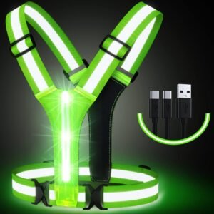 Simket LED Reflective Running Vest,...
