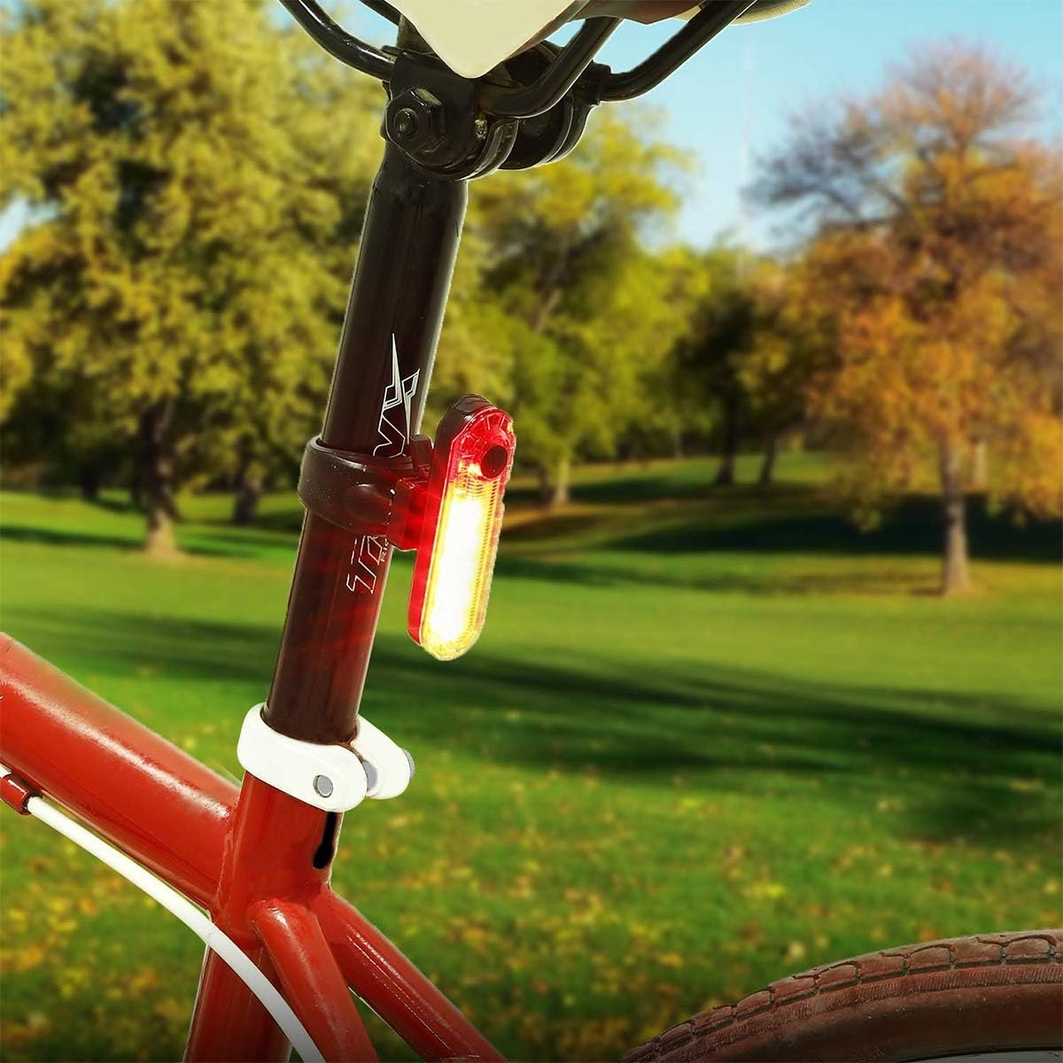 Rear Bike Lights 2 Pack, Ultra Bright USB Rechargeable Bike Tail Lights, Red High Intensity Led Accessories Fits On Any Bike or Helmet. Easy to Install for Cycling Safety Flashlight - Image 9