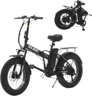 20 Inch Fat Tire Electric Bike Fold...