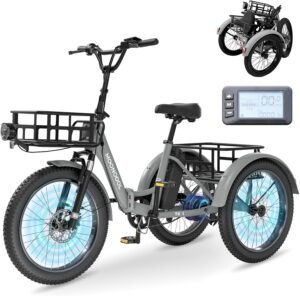 MOONCOOL Electric Tricycle for Adul...
