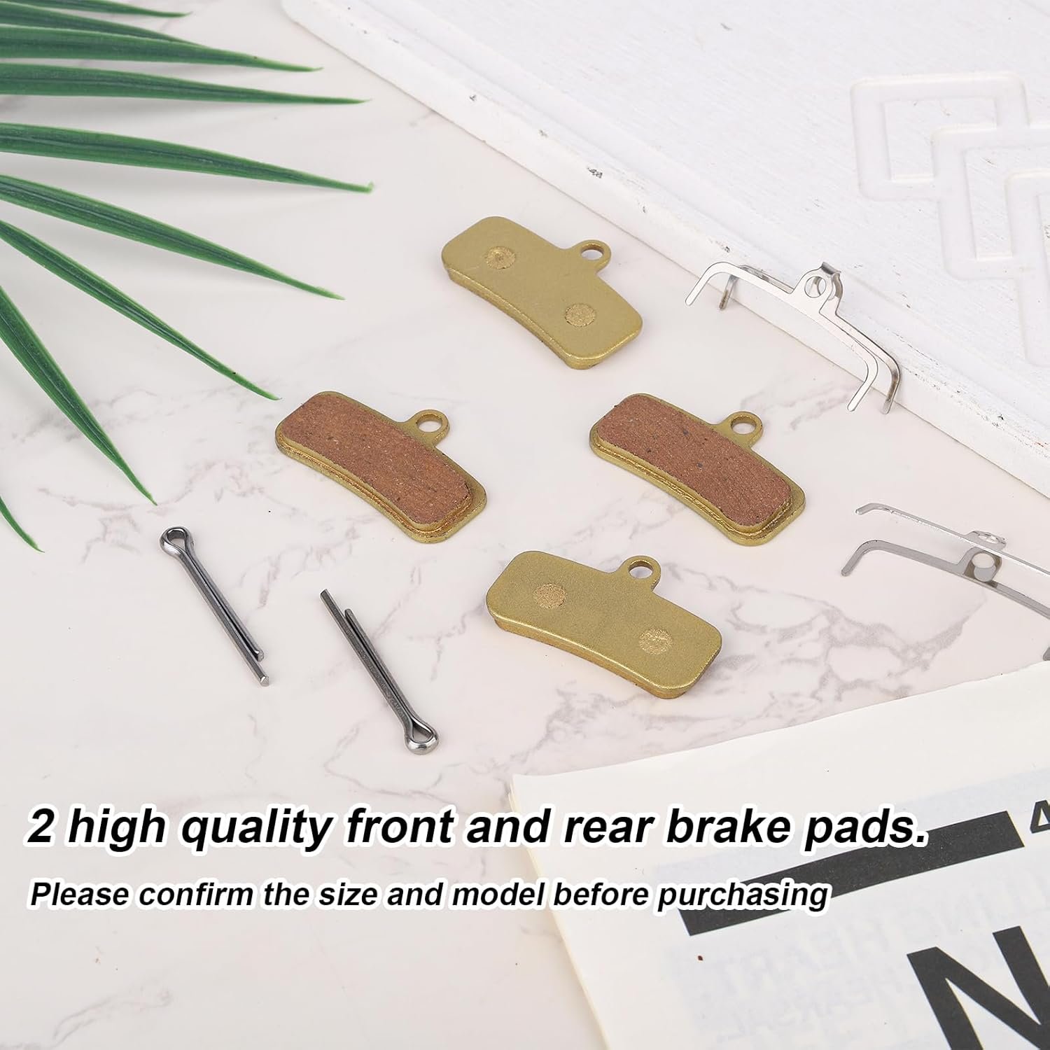 2pcs Disc Brake Pads, Compatible with Surron Light Bee X/S Segway X160 X260 Talaria Sting R MX3 MX4 Durable Front & Rear Electric Dirt Bike Replacement Pads - Image 7
