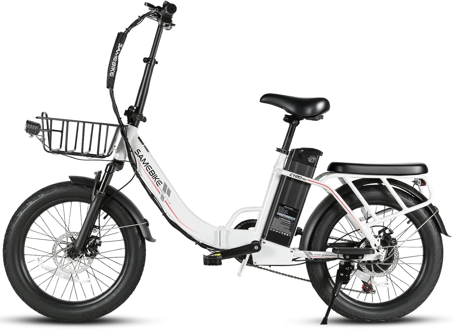 SAMEBIKE 20" Electric Bike for Adults,48V13AH Removable Battery,Max Speed 25KM/H, Top Power 250W Motor Folding E-Bike,Commuter Electric Bicycle for Women and Men - Image 11