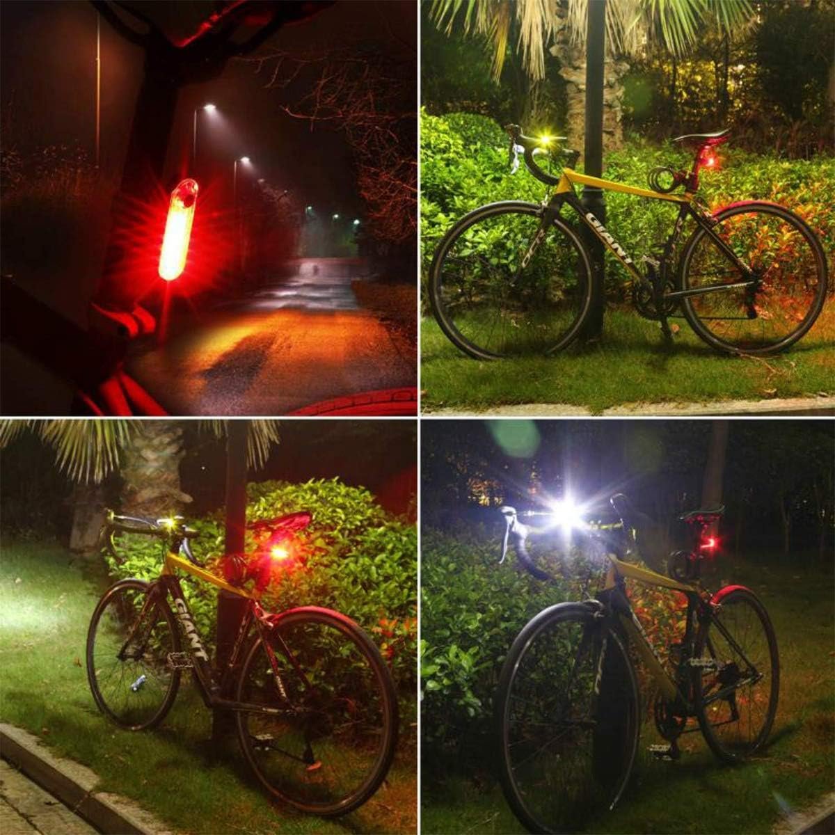 Rear Bike Lights 2 Pack, Ultra Bright USB Rechargeable Bike Tail Lights, Red High Intensity Led Accessories Fits On Any Bike or Helmet. Easy to Install for Cycling Safety Flashlight - Image 8