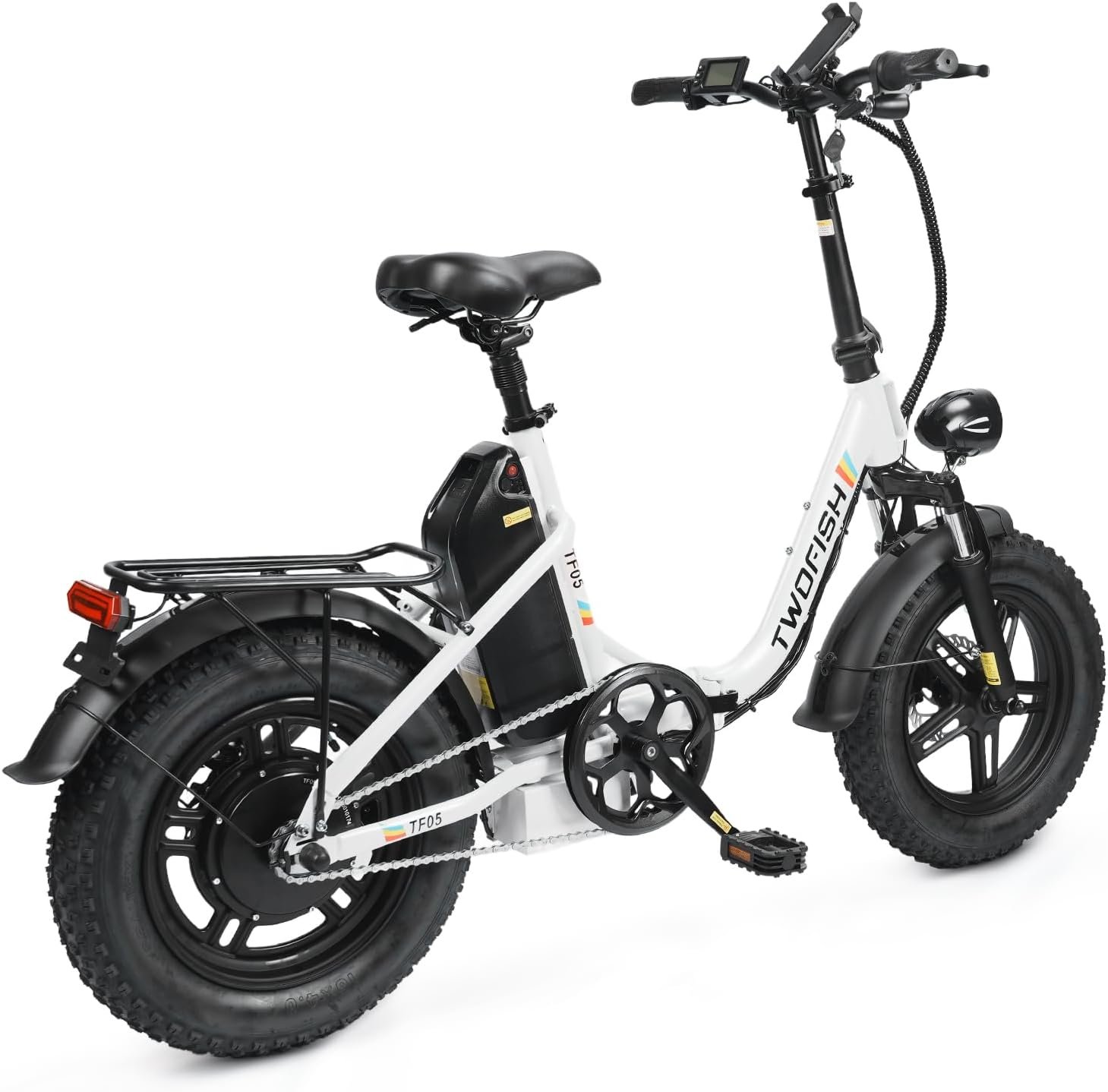 16-Inch Shock-Absorbing Adult Off-Road Electric Bicycle, Unisex and Youth 250w Pedal-Assist Electric Bicycle, Removable 54.6v 12ah Battery, Suitable for Urban Commuting and Camping