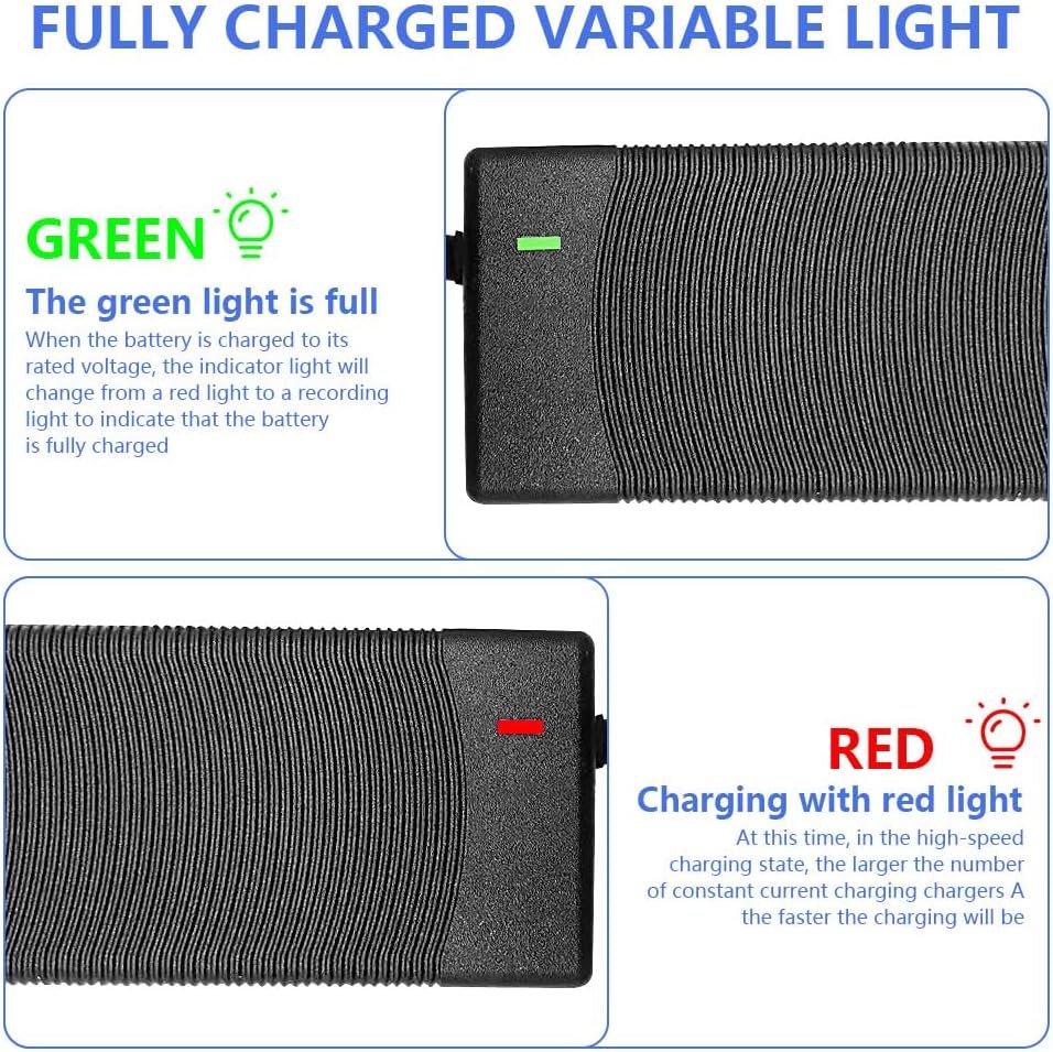 42v 2A Electric Scooter Charger,Hoverboard Charger with 6 Connections, Fast Charging Electric Bike Chargers for Li-Ion Battery, for Mobility Wheelchair, Bike, MobilityScooter - Image 3