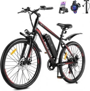TWOFISH Electric Bike, 26″ El...