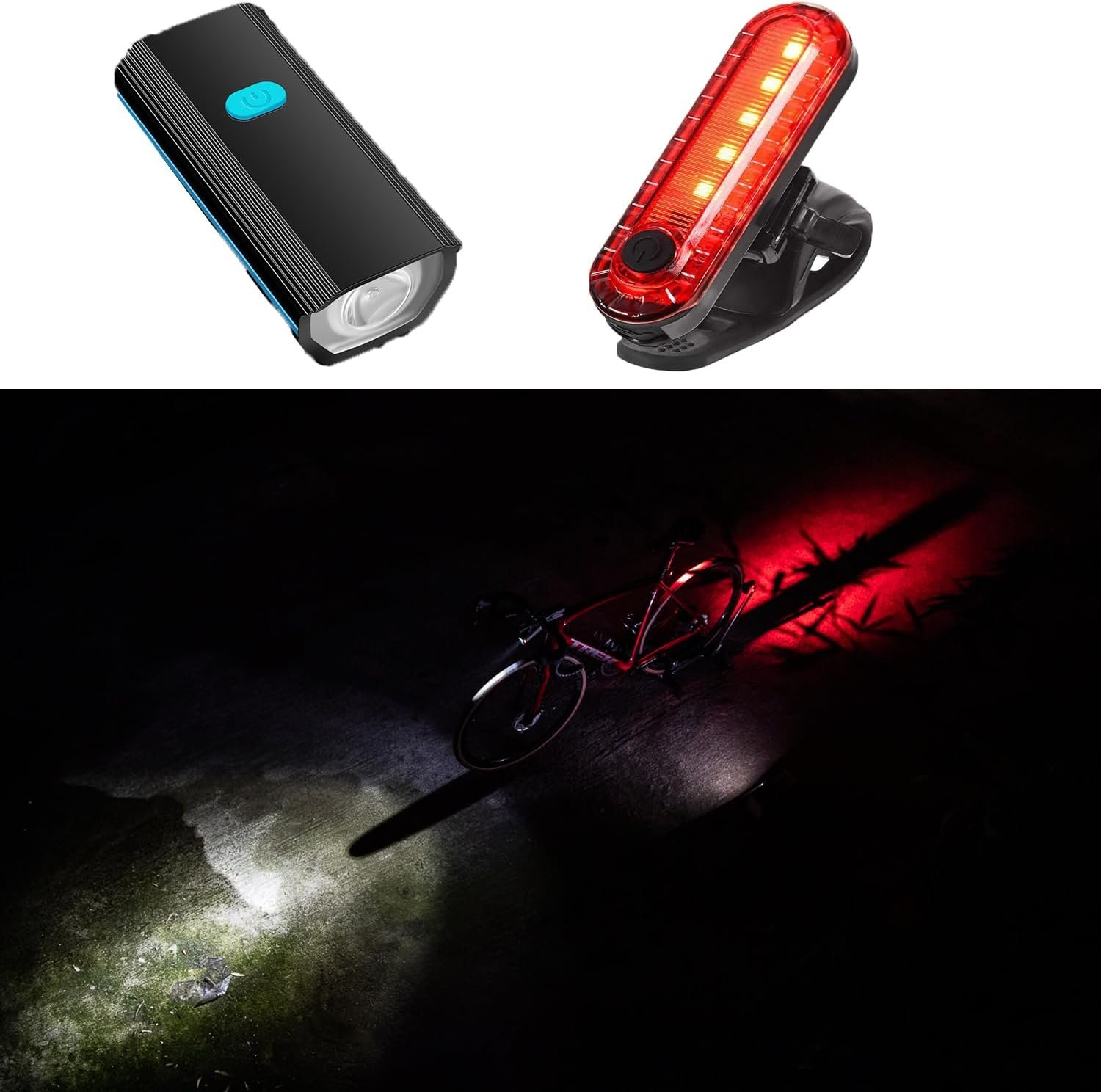 Rechargeable Bike Lights with Electric Bell and Tail Light, Ultra Bright Waterproof Bicycle Headlight with Quick-Release, for Night Riding, Road Mountain Bike Accessories for Kids Adults. - Image 7