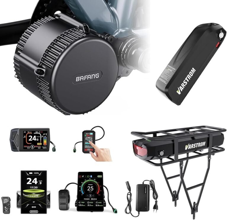 BAFANG Mid Drive Motors 48V 36V BBS01B BBS02B BBS-HD Mid Motor Electric Bike Conversion Kit with Optional Battery and Optional Ebike Display Custom Ebike Conversion Kits