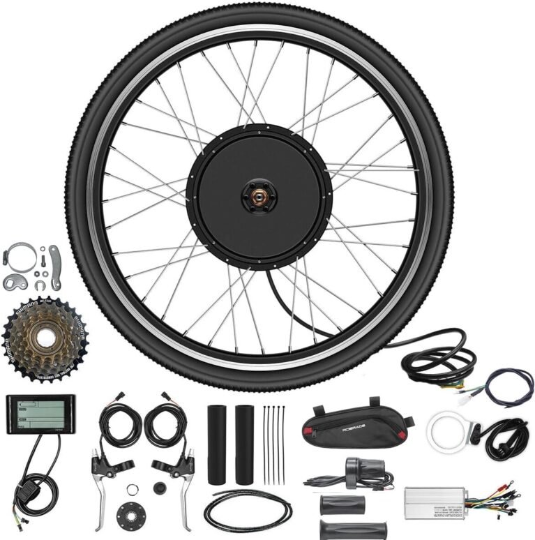 48V 27.5'' 30A Controller Rear wheel Electric Bikes Conversion Kit Hub Motor, Electric Bicycle Motor,E-bike Cycling Hub with Controller, Bike Bicycle Conversion Tool Kit 7-speed Cassette,SW900 Screen