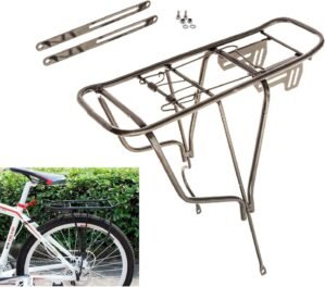 Biking Rear Bike Rack Adjustable Pa...
