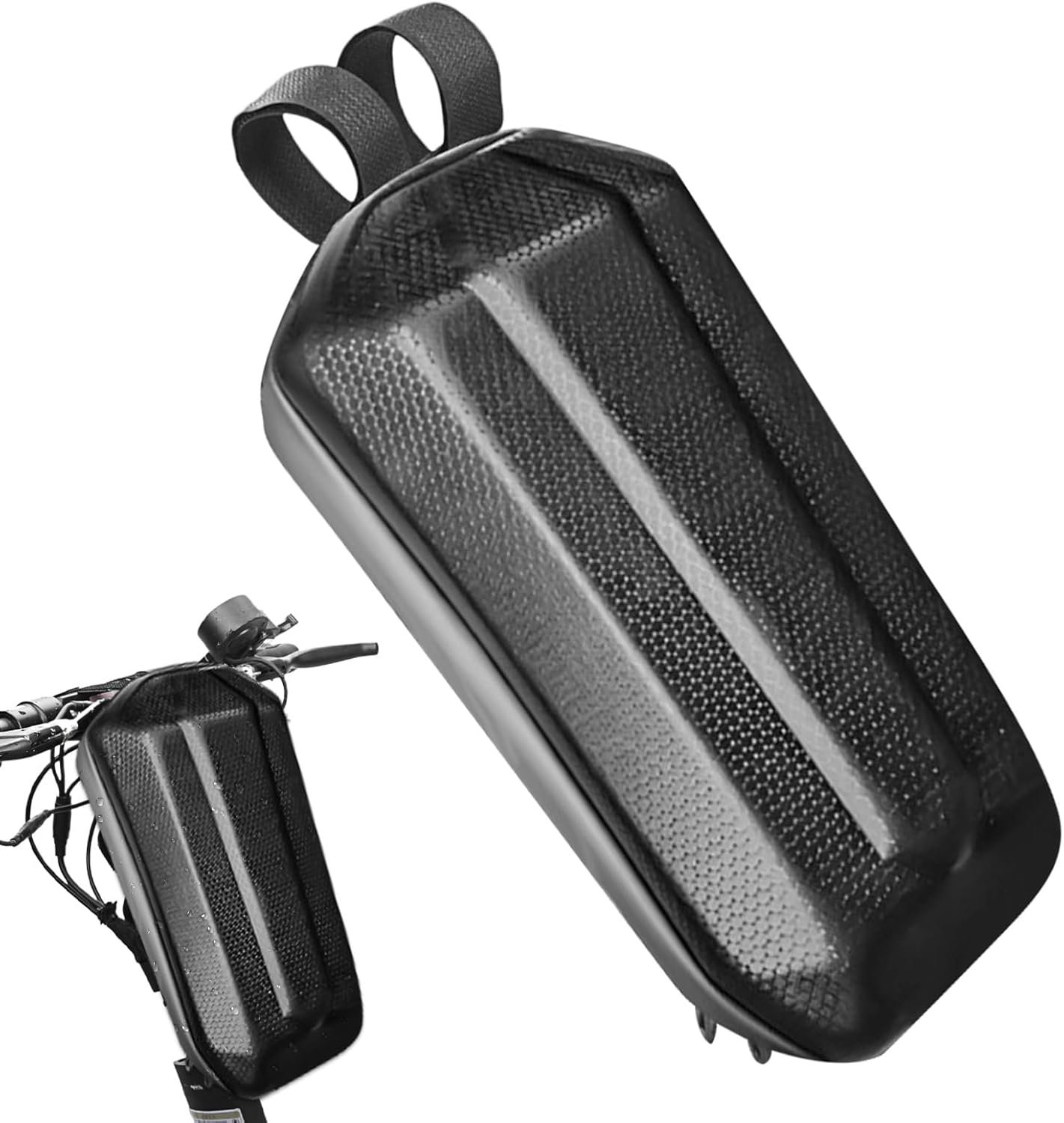 Electric Scooter Bag, 3L Hard Shell Case, Front Handlebar Holder, Portable Carry Organizer, Charger Tool Storage, Repair Accessory, Travel Helper, Daily Riding Supply