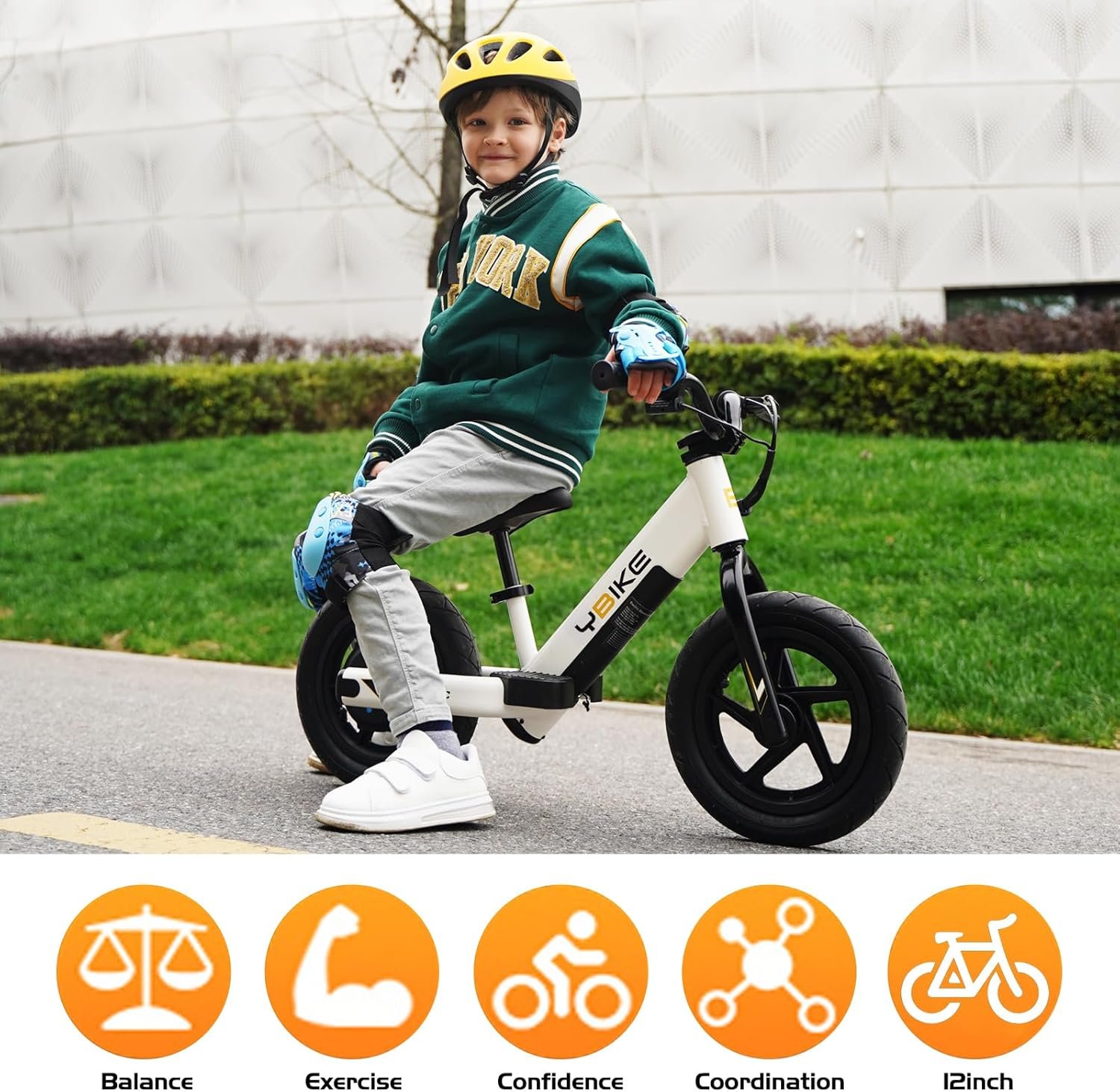 YBIKE Electric Balance Bike,12 Inch Kids Electric Bike for Ages 3-5 Years Old, Kids Balance Bikes with Adjustable Seat, Dirt Bike for Boys & Girls - Image 6