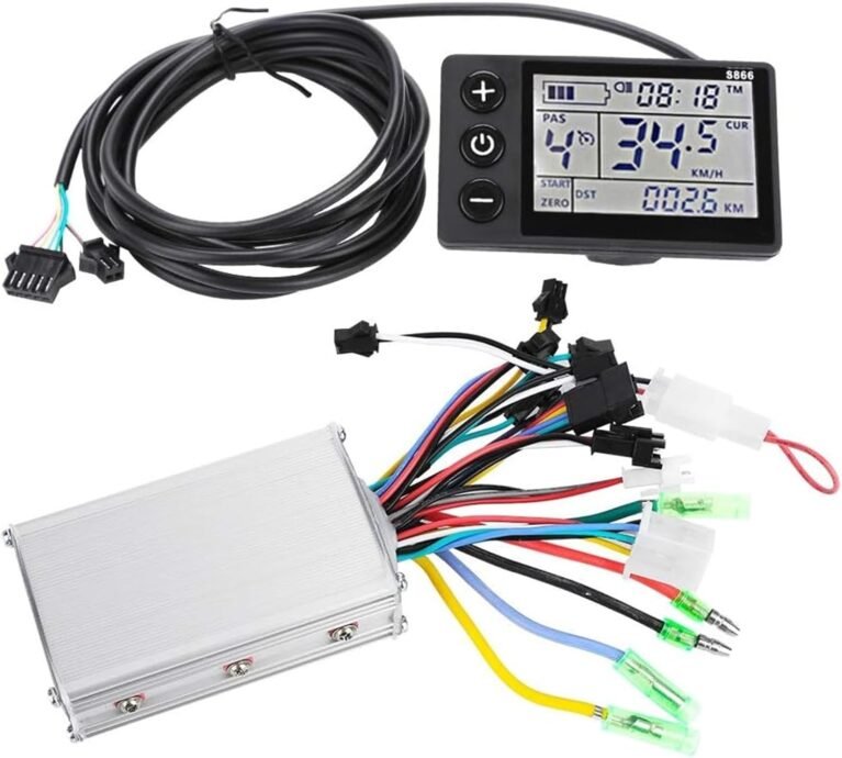 KSTE 36V-48V Electric Motor Brushless Controller, Waterproof LCD Display Panel Electric Bicycle Scooter Controller Kit (250W 36V-48V)