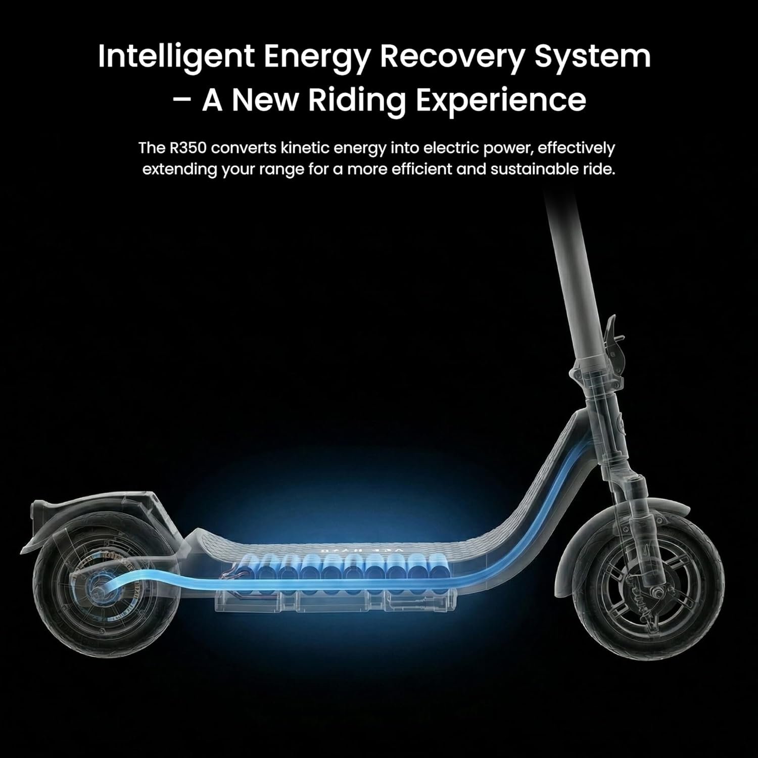 Electric Scooter for Adults, LAELIN R350 R450 Folding E-Scooter with 10" Gel Tyres, 500W Motor, 35-45 km Max Range, Front Suspension, Dual Braking, TCS, IPX4 - Image 12