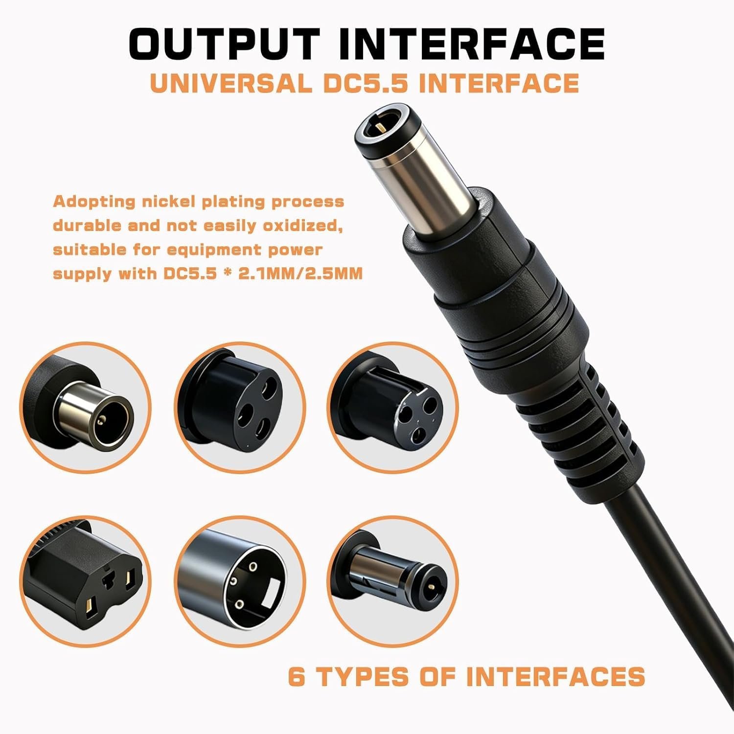 29.4V 2A Electric Scooter Charger, Universal lithium Batterie Hoverboard Charger with 6 Connectors for Xiaomi Nine-bot Scooters, E-Scooter, Electric Bike, Drift Boards, Mobility Scooter - Image 6