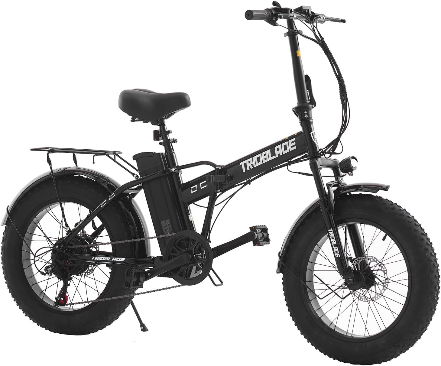 TRIOBLADE Folding Electric Bike 20 Inch Portable E-bike for Adults Height Adjustable Electric Bicycle with 250W Motor Removable 36V Battery - Image 2