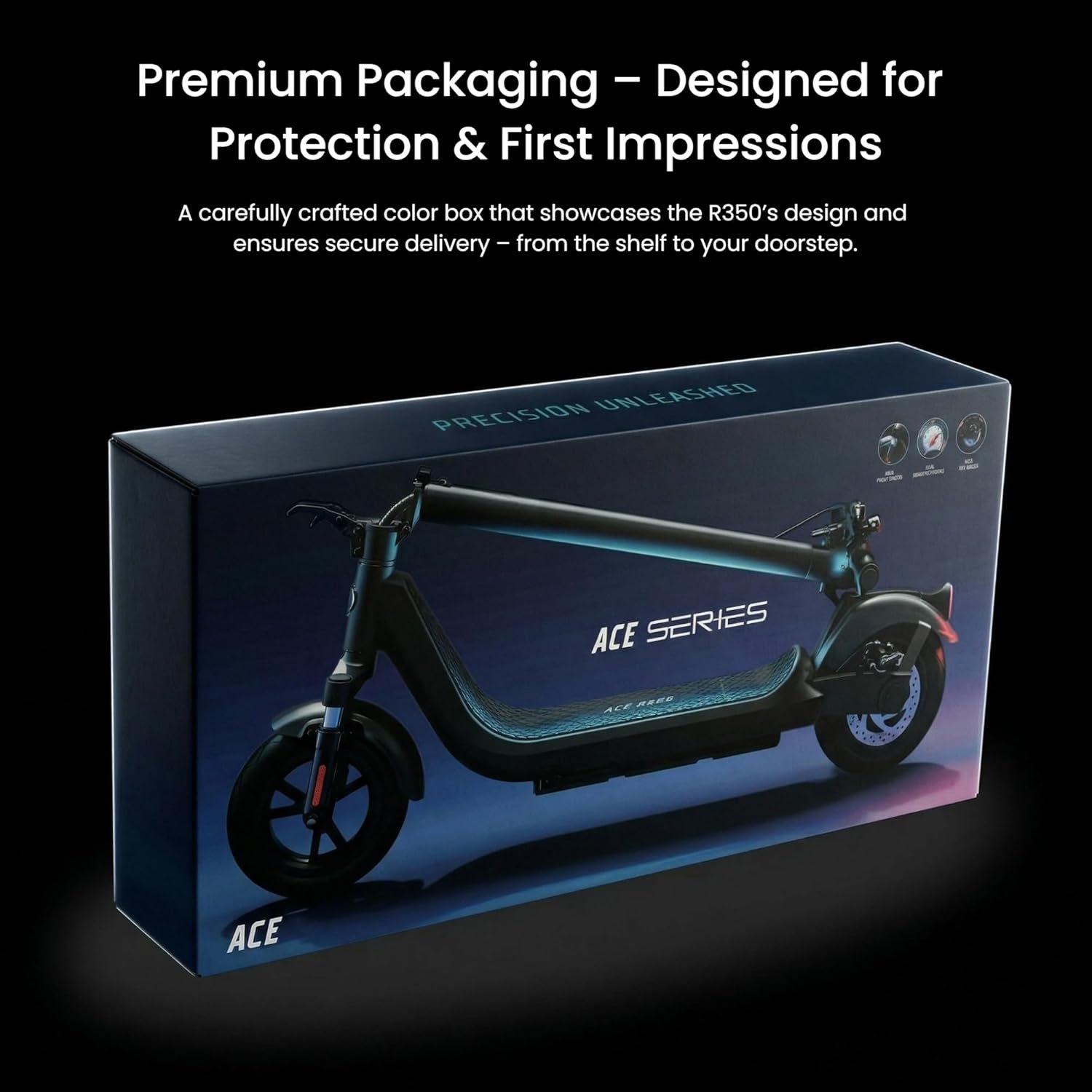 Electric Scooter for Adults, LAELIN R350 R450 Folding E-Scooter with 10" Gel Tyres, 500W Motor, 35-45 km Max Range, Front Suspension, Dual Braking, TCS, IPX4 - Image 19