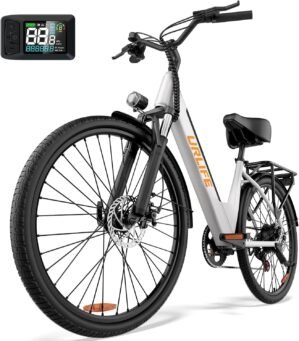 URLIFE 26″ Electric Bikes for...