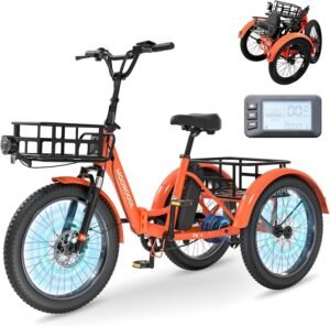 MOONCOOL Electric Tricycle for Adul...