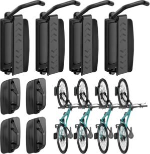 PEGZONE Swivel Bike Wall Mount 4 Pa...