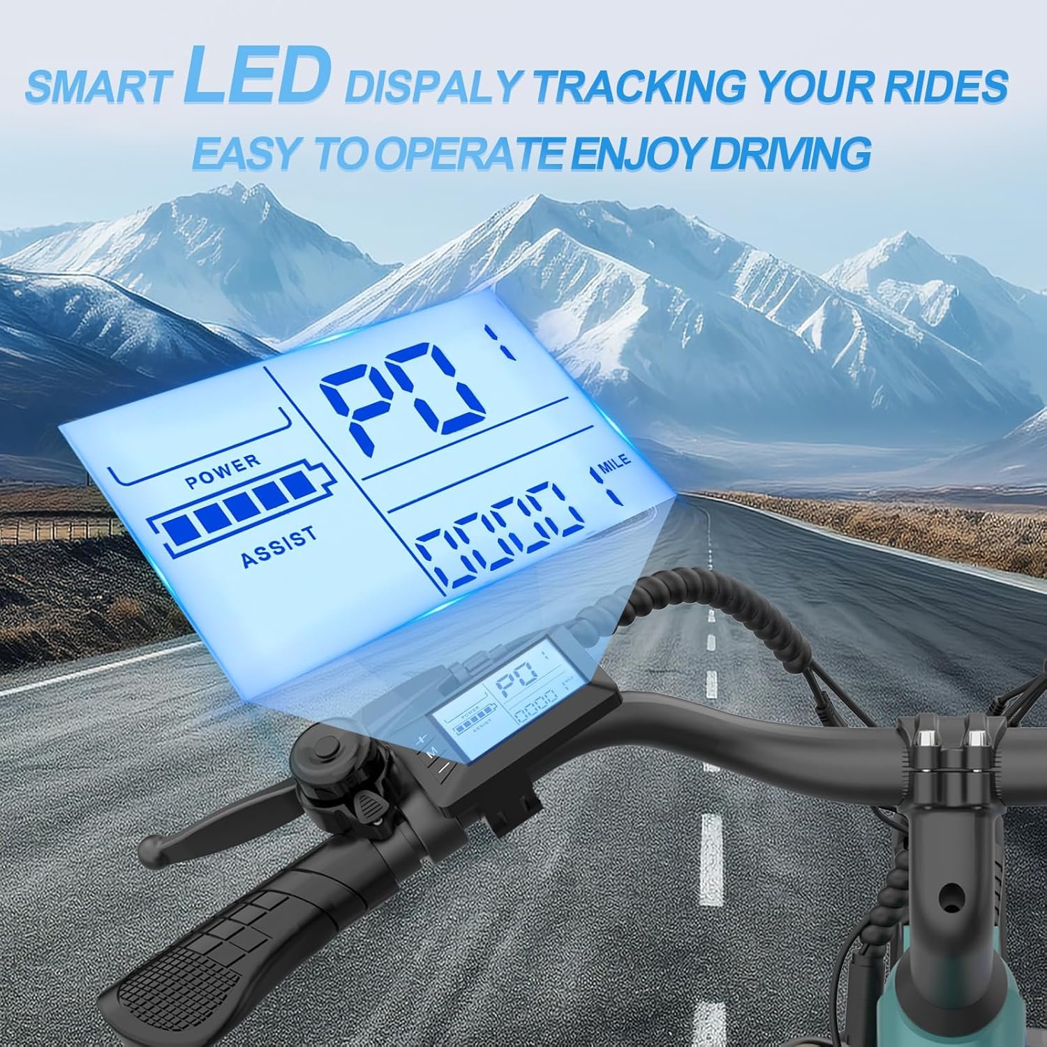 Electric Bike For Adults 36v17.5ah Removable Battery 250w Motor Ebike Lockable Spring Suspension Mechanical Disc Brakes E Bikes For Men 7-Speed Electric Bikes 26-Inch Tires - Image 12