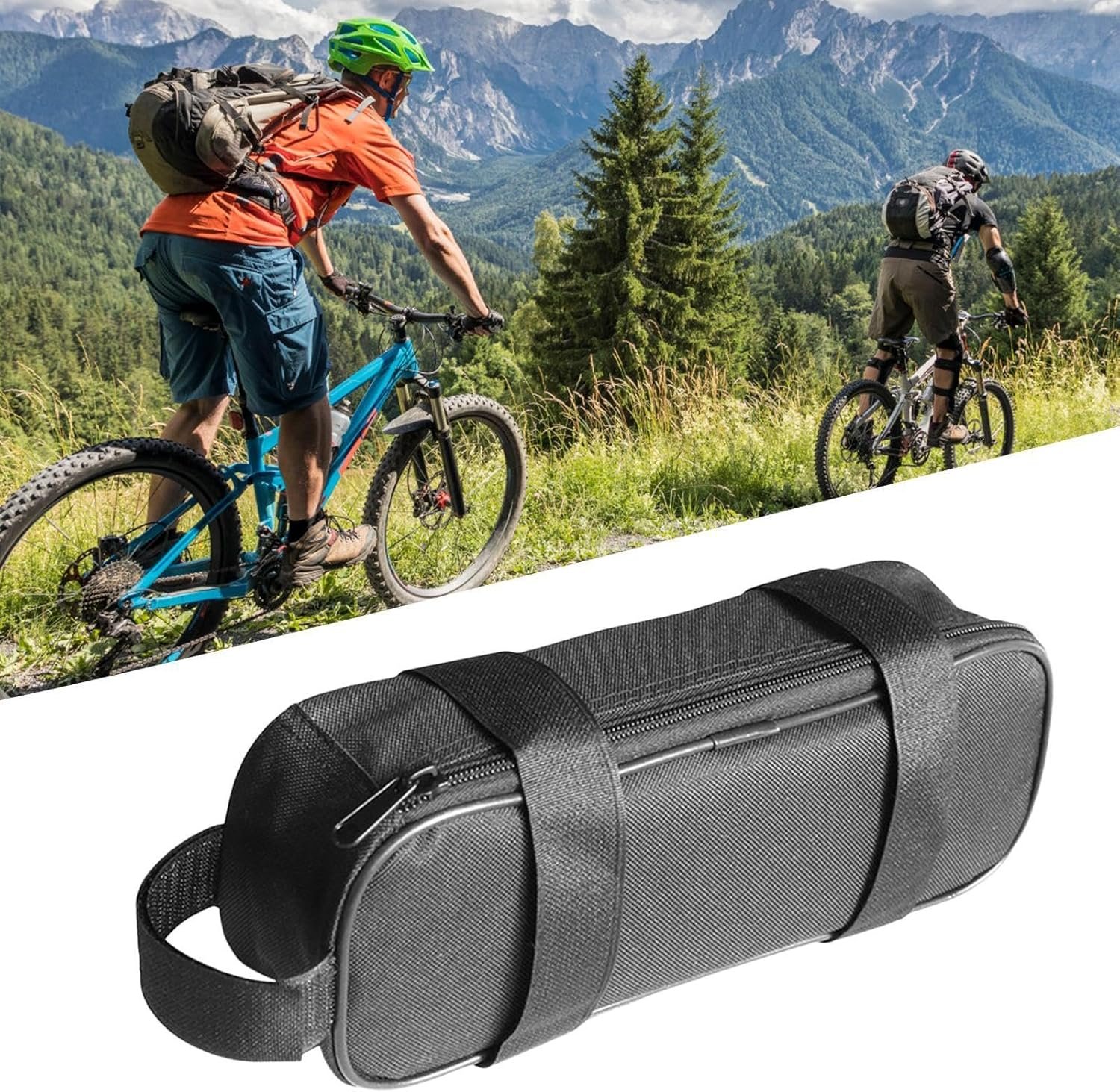 E-Bike Controller Bag, Waterproof Electric Bike Battery Protective Cover, Wear-Resistant Oxford Cloth Bicycles Controller Case, Portable Bicycle Storage Bag, for Travel, Biking, Camping - Image 2